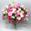 image of pink flowers in a vase