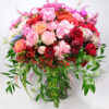 image of romantic pink roses in a vase