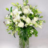 image of white flowers in a vase