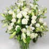 image of white flowers bouquet in a vase