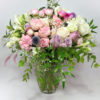photo of a bouquet of roses in a vase
