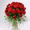 photo of roses with crystals